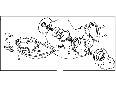 Toyota 04351-33010 Gasket Kit,  Transaxle Overhaul(ATM)