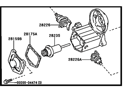 Toyota 28150-03080 Switch Assy, Magnet Starter