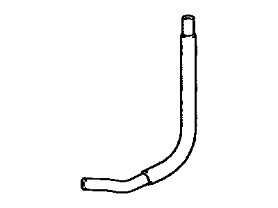 Toyota 16282-74100 Hose,  Water By-Pass,  NO.2