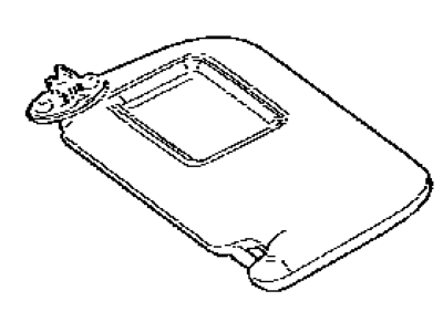 Toyota 74310-47350-B0 Visor Assy,  RH