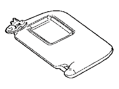 Toyota 74320-47470-B0 Visor Assy,  LH