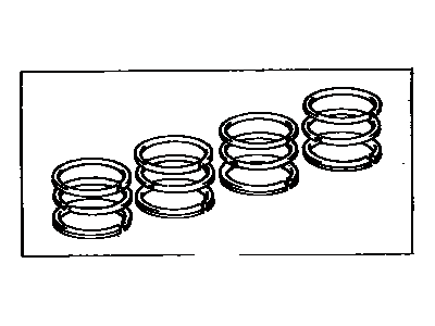 Toyota 13013-74072 Ring Set,  Piston