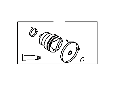 Toyota 04438-32231 Boot Kit,  Front Drive Shaft Inboard Joint,  RH