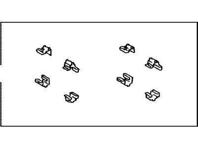 Toyota 04947-42030 Fitting Kit,  Disc Brake,  Front