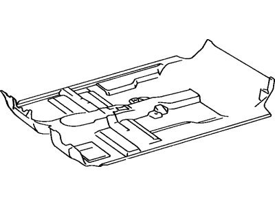 Toyota 58510-35240-B0 Carpet Assy, Floor, Front