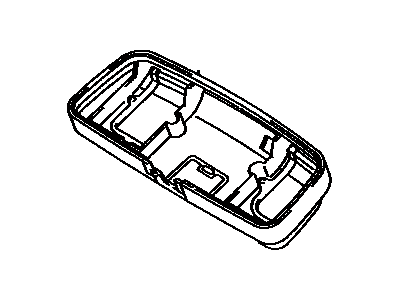 Toyota 87818-35010-E0 Lens And Cover,  Map Lamp