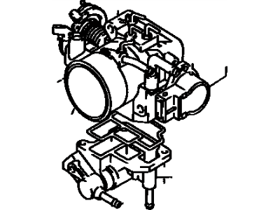 Toyota 22215-35270 Gasket,  Throttle Body Cover