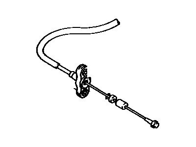 Toyota 78180-35030 Cable Assembly, Accelerator Control