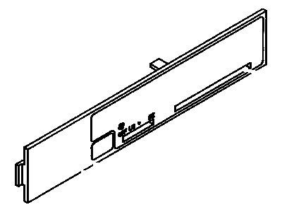 Toyota 55519-35040 Plate,  Heater Control Name