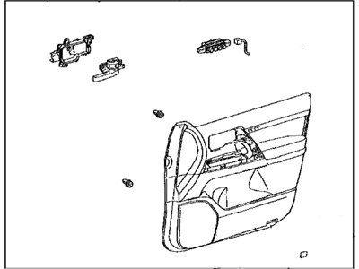 Toyota 67610-6A770-C2 Panel Assembly, Fr Door