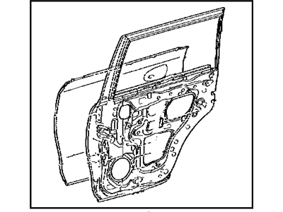 Toyota 67003-60540 Panel Sub-Assy,  Rear Door,  RH