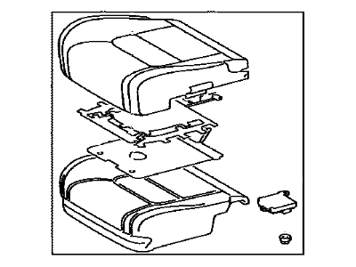 Toyota 71001-6BX30-A0 SEAT SET