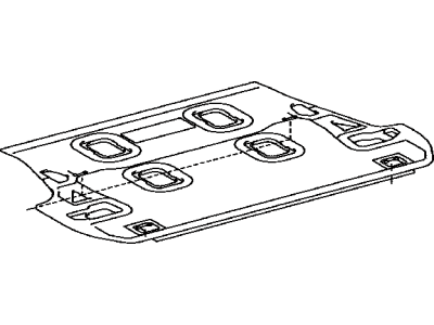 Toyota 58570-60A91-B1 Carpet Assembly, Rear Floor