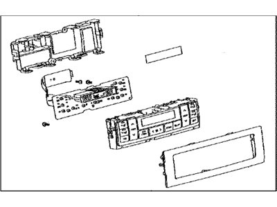 Toyota 55900-60E41 Control Assembly, Air Co