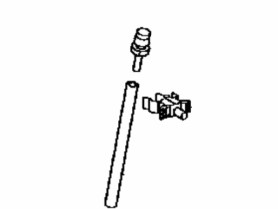 Toyota 41507-60170 Tube,  Front Differential Lock Actuator Breather