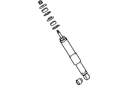 Toyota 48530-69445 Absorber Assy,  Shock,  Rear RH