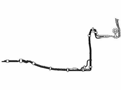 Toyota 77255-60D40 Tube,  Fuel Return