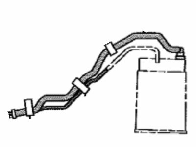 Toyota 77404-60050 Hose Sub-Assy,  Fuel Tank Vent