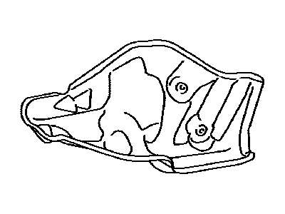 Toyota 17167-38060 Insulator,  Exhaust Manifold Heat,  NO.1