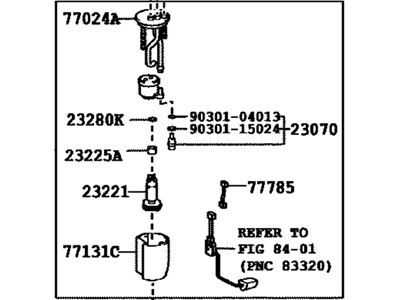 Toyota 77020-60341 Tube Assembly, Fuel Suction W/Pump & Gage