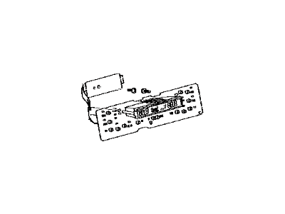 Toyota 55935-60350 Circuit,  Center Cluster Module