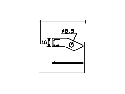 Toyota 82711-60510 Clamp, Wiring HARNES