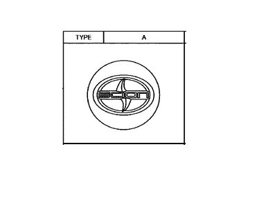 Toyota 42603-48140 Ornament Sub-Assy,  Wheel Hub