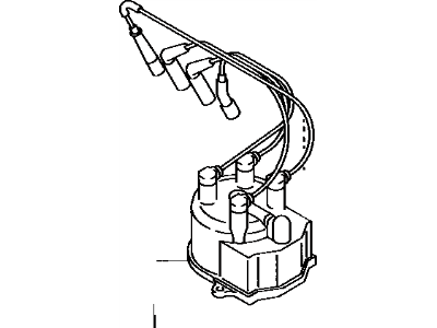 Toyota 19101-43060 Cap Sub-Assy,  Distributor