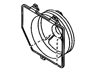 Toyota 16711-62040 Shroud Sub-Assy, Fan