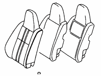 Toyota 71430-1G500-B0 Back Assembly, Front Seat, RH