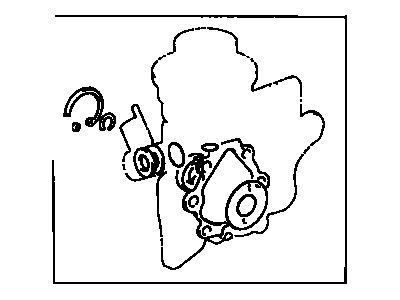 Toyota 04446-10020 Gasket Kit, Power Steering Pump