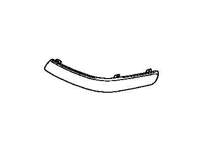 Toyota 52713-16050 Plug,  Front Bumper Moulding