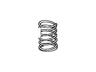 Toyota 48231-28570 Spring,  Coil,  Rear