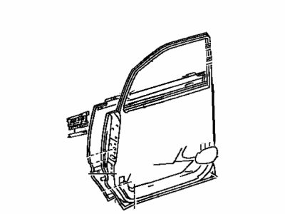 Toyota 67001-28050 Panel Sub-Assy, Front Door, RH