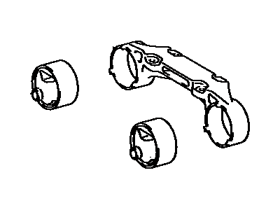 Toyota 12380-76010 Insulator Assy,  Engine Mounting,  Rear
