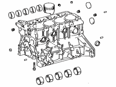 Toyota 11401-79506 Block Sub-Assembly, Cylinder