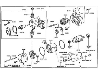 Toyota 28100-76101 Starter Assy