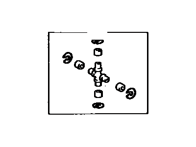 Toyota 04371-04010 Spider Kit, Universal Joint