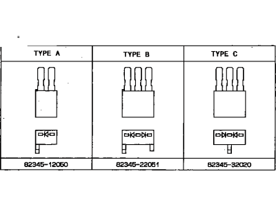 Toyota 82345-12050 Diode