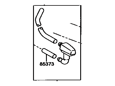 Toyota 85370-28290 Hose Assy,  Windshield Washer