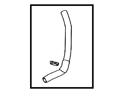 Toyota 16572-31360 Hose,  Radiator,  Outlet