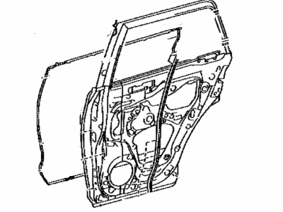 Toyota 67003-35230 Panel Sub-Assy,  Rear Door,  RH