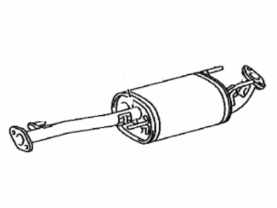 Toyota 17420-31340 Pipe Assy,  Exhaust,  Center