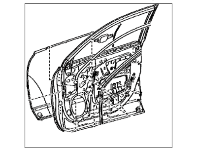 Toyota 67001-35730 Panel Sub-Assy,  Front Door,  RH