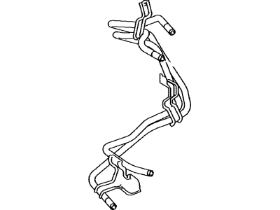 Toyota 16206-31100 Pipe Sub-Assembly, Water