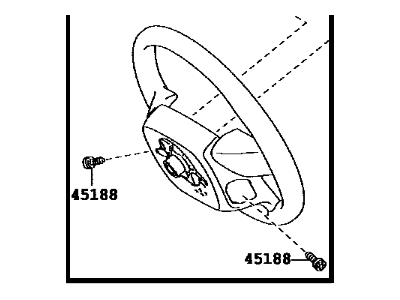 Toyota 45100-60670-C0 Wheel Assy,  Steering