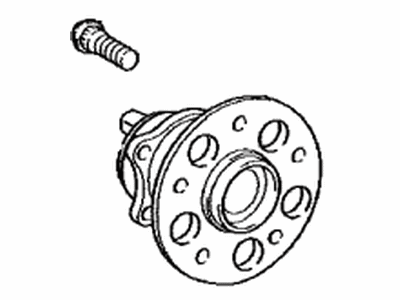 Toyota 42410-42060 Hub & Bearing Assy,  Rear Axle,  RH