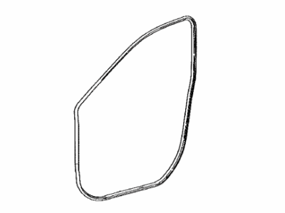 Toyota 62311-42110 Weatherstrip,  Front Door Opening Trim,  RH