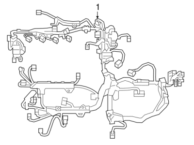 Toyota 82121-42L00 Wire,  Engine