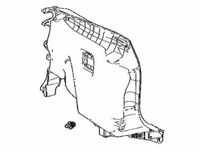 Toyota 64740-42171-C0 Panel Assy,  Deck Trim Side,  LH